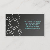 Dessinateur d'intérieurs - cartes de visite (Dos)