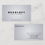 Dessinateur d'intérieurs - cartes de visite (Devant / Derrière)