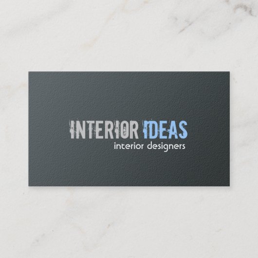 Dessinateur d'intérieurs - cartes de visite (Devant)