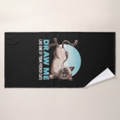 Dessinez-Moi Comme Une De Vos Filles Françaises Ch (Serviette de bain)