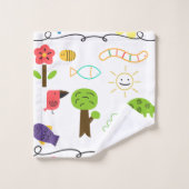 Dessins animaliers à thème (Gant de toilette)