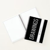 Dessins Carnet Grand Titre Personnalisé (Intérieur)
