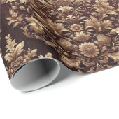 Dessins de damas de papier d'emballage cadeau (Coin rond)