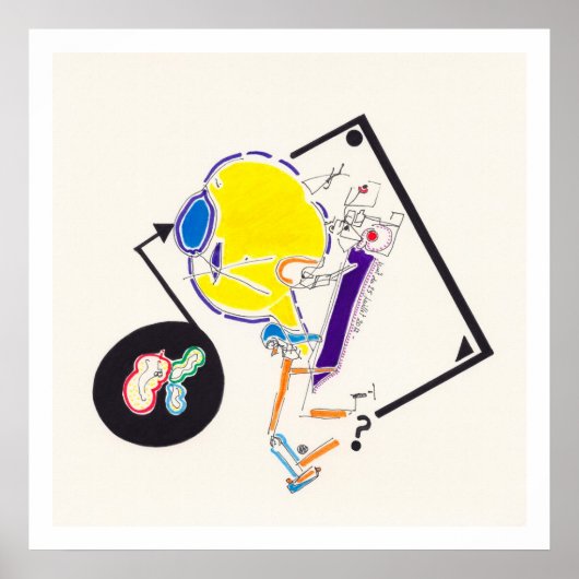 Dessins de nuit et de nuit 15 par PBaud Poster d'a (Devant)