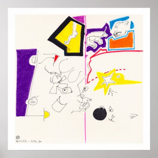 Dessins de nuit et de nuit 2 par PBaud Poster d'ar (Devant)