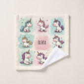 Dessins Licorne Mignons et Fantaisistes (Gant de toilette)