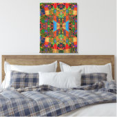 Dessins portugais toile étirée Impression (Insitu(Chambre))