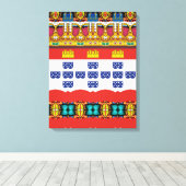 Dessins portugais toile étirée Impression (Insitu (Plancher de Bois))