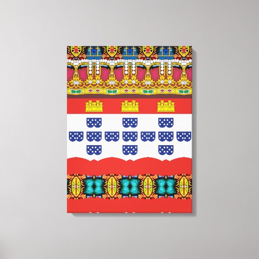 Dessins portugais toile étirée Impression (Recto)