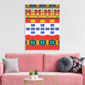 Dessins portugais toile étirée Impression (Insitu(Salon))