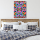 Dessins portugais toile étirée Impression (Insitu(Chambre))