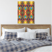 Dessins portugais toile étirée Impression (Insitu(Chambre))