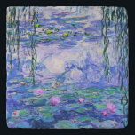 Dessous-de-plat Claude Monet Water Lilie L'Art Impressionniste Fra<br><div class="desc">Claude Monet Water Lilies Art French Impressionist Water Lilies (ou Nympheas) est une série d'environ 250 peintures à l'huile de l'impressionniste français Claude Monet. Les peintures représentent le jardin fleuri de Monet à Giverny.</div>