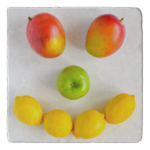 Mango souriant Trivet ménage cuisine cadeau