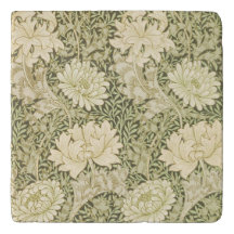 Motif floral vert de William Morris