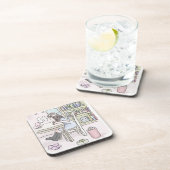 DESSOUS-DE-VERRE さいくさじ　お部屋で机に向かう (Côté Droit)