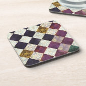 Dessous-de-verre コースター-mosaic purple (Côté gauche)