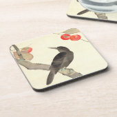 Dessous-de-verre 柿 に 烏, 抱 Persimmon et Crow, Hōitsu (Côté gauche)