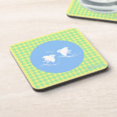 DESSOUS-DE-VERRE 波に千鳥のハードプラスチックコースター (Côté gauche)