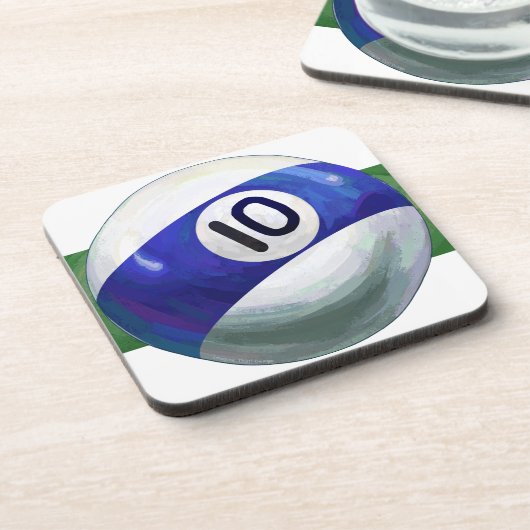 Dessous-de-verre 10 balles (Côté gauche)