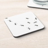 Dessous-de-verre 10 fourmis (Côté gauche)