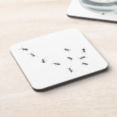 Dessous-de-verre 10 fourmis fourmis (Côté gauche)