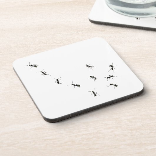 Dessous-de-verre 10 fourmis fourmis (Côté gauche)