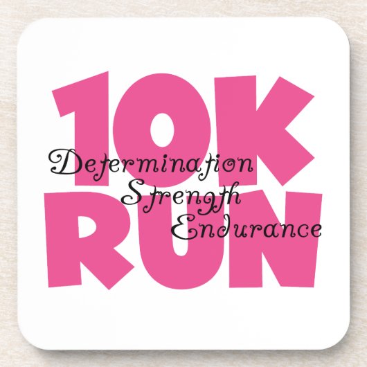 Dessous-de-verre 10K Run Sport Rose (Devant)