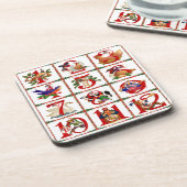 Dessous-de-verre 12 Jours De Caillot De Noël Imprimer Cadeaux (Côté gauche)