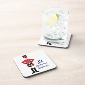 Dessous-de-verre 12 tambours à tambour (Côté Droit)