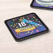 Dessous-de-verre 18e anniversaire Faveurs (Côté gauche)