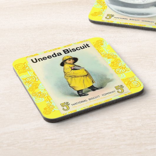 DESSOUS-DE-VERRE "1910-UNEEDA-BISCUIT-AD" (Côté gauche)