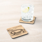 Dessous-de-verre 19th century pit 'Breeder in Good Flesh' (Côté Droit)