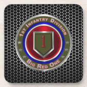 Dessous-de-verre 1re division d'infanterie "Big Red One" (Devant)