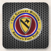 Dessous-de-verre 1re équipe de la division de cavalerie (Devant)