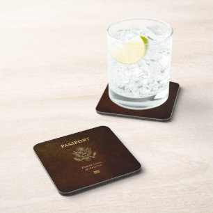 Dessous-de-verre [200] Couverture de passeport américaine