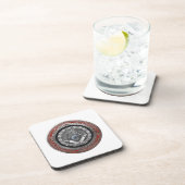 Dessous-de-verre [200] Master Mason - Silver Square & Compass (Côté Droit)