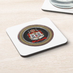 Dessous-de-verre [200] Templar Coat of Arms