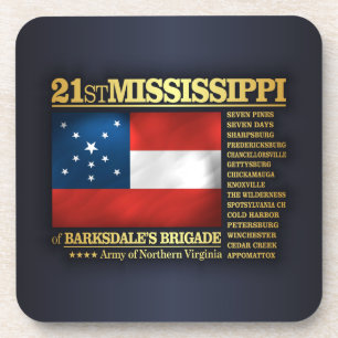 Dessous-de-verre 21ème Infanterie du Mississippi (BA2)