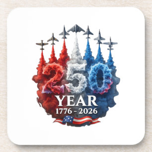 Dessous-de-verre 250 Ans Américain 250e USA Patriotique 4 juillet