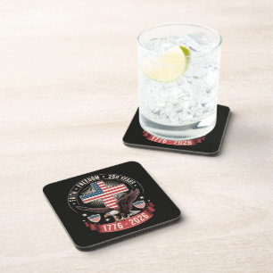 Dessous-de-verre 250e anniversaire USA Foi Liberté 4 juillet