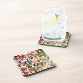 Dessous-de-verre 25 Santas Différents Version 2 (Côté Droit)