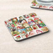 Dessous-de-verre 25 Santas Différents Version 3 (Côté gauche)