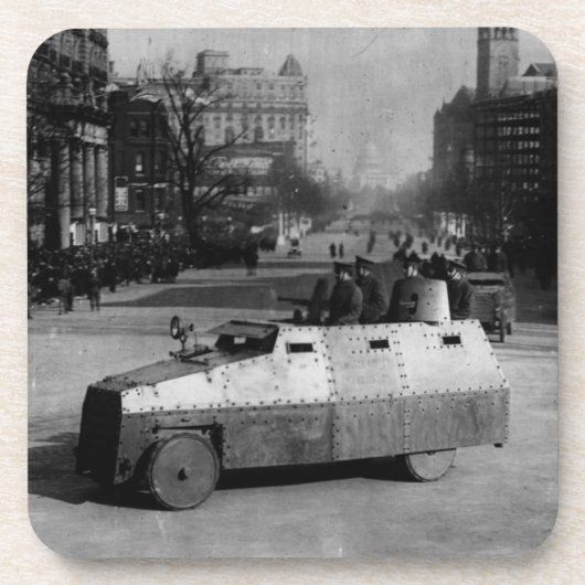 Dessous-de-verre 27 mars 1917 : L'escadron de véhicule blindé (Devant)