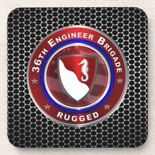 Dessous-de-verre 36e brigade du génie "robuste" (Devant)