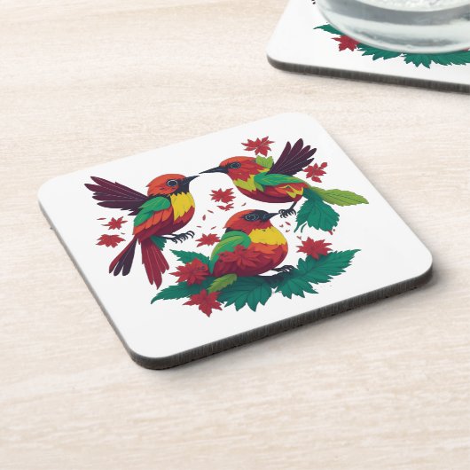 Dessous-de-verre 3 Petits Reggae (Côté gauche)