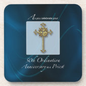 Dessous-de-verre 50e anniversaire de l'ordination du prêtre (Devant)