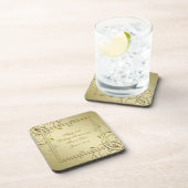 Dessous-de-verre 50e anniversaire du Mariage de l'or (Côté Droit)