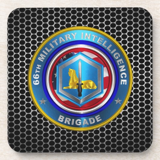 Dessous-de-verre 66e brigade de renseignement militaire (Devant)