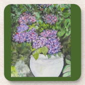 Dessous de verre 6 pack Hydrangeas (Devant)